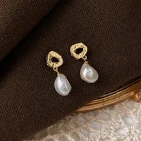 Aretes Perlas Naturales