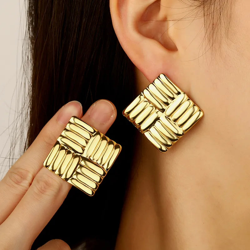 Aretes Cuadrado