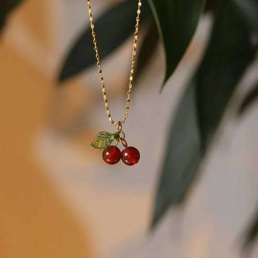 Collar Cerezas