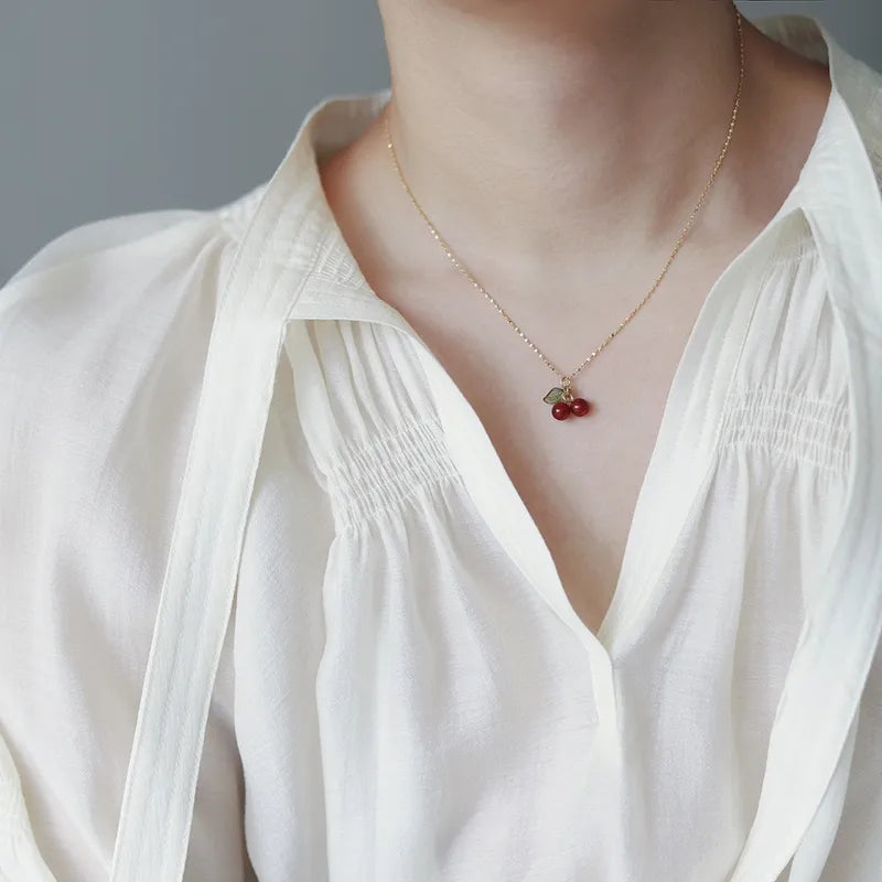 Collar Cerezas