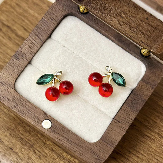 Aretes Cerezas